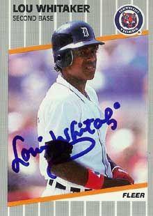Louis Rodman Whitaker, Jr. nicknamed Sweet Lou, is a former Major League  Baseball player. Whitaker was a…