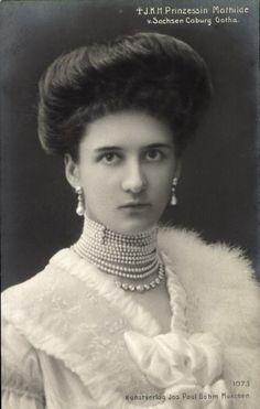 Princess Caroline Mathilde of Saxe Coburg and Gotha